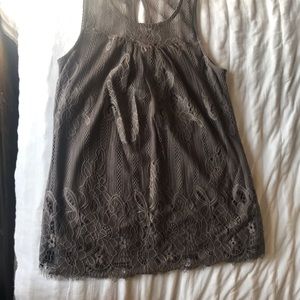 Lace tank top